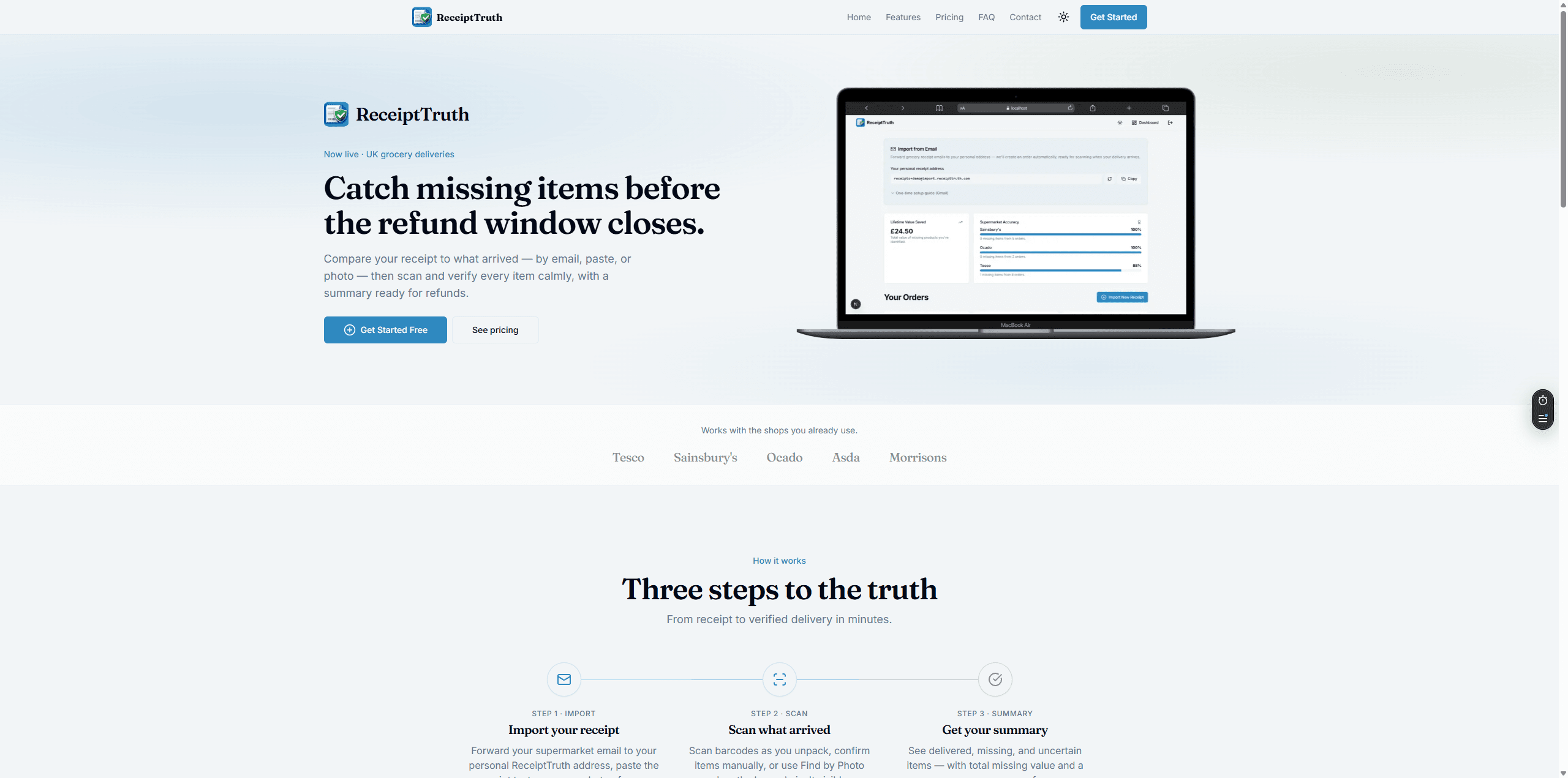 ReceiptTruth - Grocery Delivery Verification preview