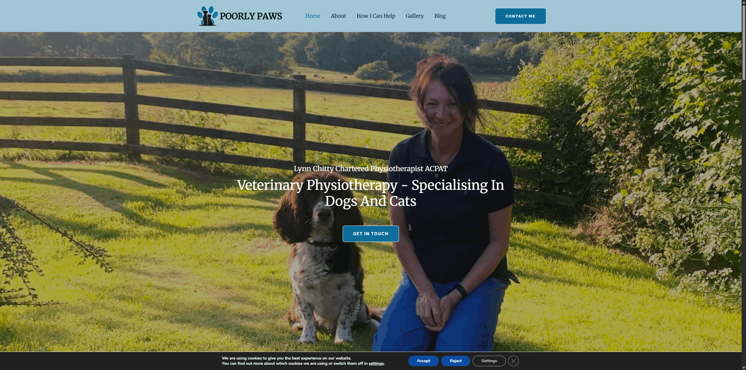 Poorly Paws - Veterinary Physiotherapy Portfolio preview