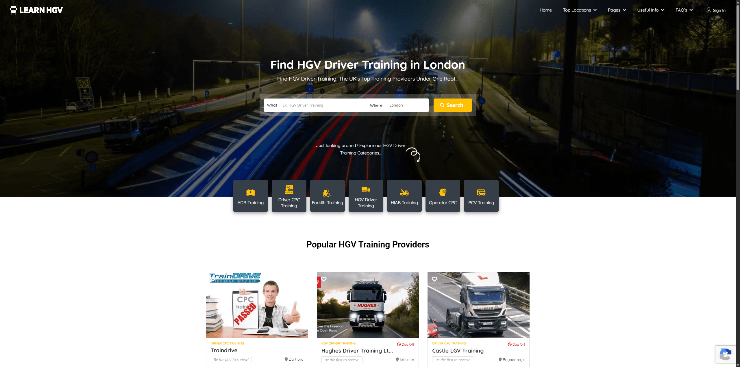 Learn HGV - HGV Training Provider Directory preview