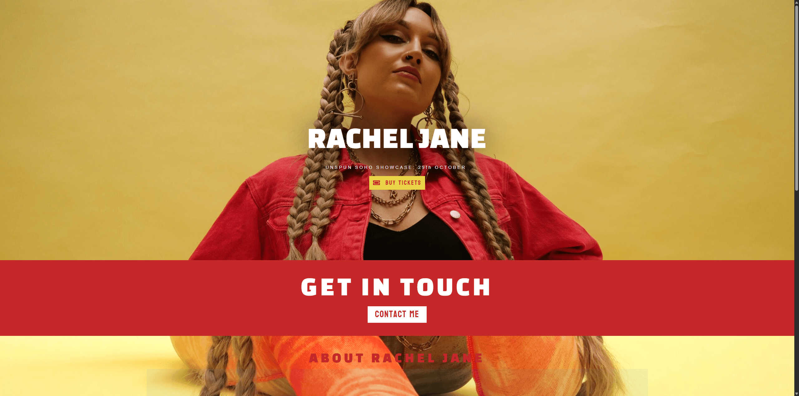Rachel Jane Music - Portfolio preview
